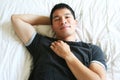 Handsome Asian Man resting