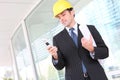 Handsome Business Construction Man Royalty Free Stock Photo