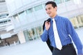 Handsome Business Man at Office Royalty Free Stock Photo