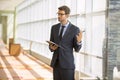 Handsome Businessman Leading Meeting Royalty Free Stock Photo