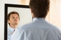 Handsome businessman preparing to official event Royalty Free Stock Photo