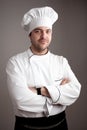 Handsome chef posing Royalty Free Stock Photo