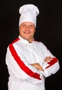 Handsome chef posing Royalty Free Stock Photo