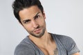 Handsome dark haired man Royalty Free Stock Photo
