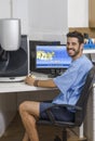 Handsome dentist. Royalty Free Stock Photo