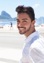 Handsome fashionable guy at Rio de Janeiro
