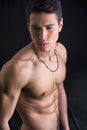 Handsome, fit young man in underwear isolated on Royalty Free Stock Photo