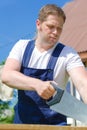 Handsome handyman Royalty Free Stock Photo