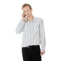 A handsome happy man using mobile phone Royalty Free Stock Photo