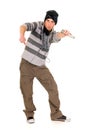 Handsome hip hop youngster Royalty Free Stock Photo