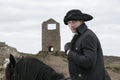 Handsome Horse Rider in Regency 18th Century Poldark Costume