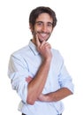 Handsome latin guy with beard Royalty Free Stock Photo