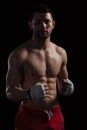 Handsome male boxer Royalty Free Stock Photo