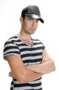 Handsome male model posing Royalty Free Stock Photo