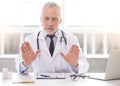 Handsome mature doctor Royalty Free Stock Photo