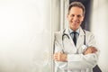 Handsome mature doctor Royalty Free Stock Photo