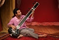 Handsome Sitar Player Royalty Free Stock Photo