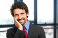 Handsome smiling business man portrait Royalty Free Stock Photo