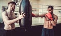 Handsome young boxers Royalty Free Stock Photo