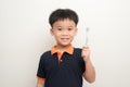 Handsome Young Boy Brushing Teeth Royalty Free Stock Photo