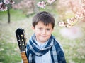 Handsome Young Boy Portrait Royalty Free Stock Photo