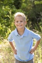 Handsome Young Boy Portrait Royalty Free Stock Photo