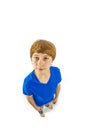 Handsome young boy in studio Royalty Free Stock Photo