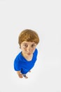 Handsome young boy in studio Royalty Free Stock Photo