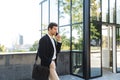 Handsome young business man wearing suit Royalty Free Stock Photo