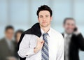 Handsome young businessman Royalty Free Stock Photo