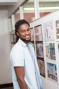 Handsome young casual businessman in office Royalty Free Stock Photo