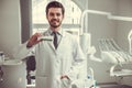 Handsome young dentist Royalty Free Stock Photo