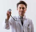 Handsome young doctor Royalty Free Stock Photo