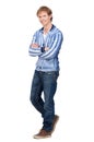 Handsome Young Man Full Length Portrait Royalty Free Stock Photo