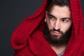 Handsome young man with scarf Royalty Free Stock Photo