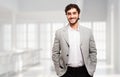 Handsome young smiling man portrait Royalty Free Stock Photo