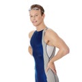 Handsome young swimmer Royalty Free Stock Photo