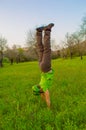 Handstand Royalty Free Stock Photo