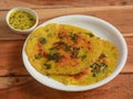 Handvo is a famous dish in gujarat, india. Gujarati handvo delicious savoury cake made from rice, lentils and vegetables served