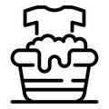 Handwash icon, outline style