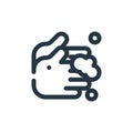 handwash vector icon. handwash editable stroke. handwash linear symbol for use on web and mobile apps, logo, print media. Thin