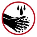 Handwashing Soap Water Clean Hands Icon