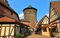 Handwerkerhof and Women Gate Tower Frauentorturm, Nuremberg NÃÂ¼rnberger, Bavaria Bayern, Germany Deutschland