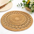 Rattan Placemat Royalty Free Stock Photo