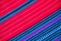 Handwoven textile from SalcajÃÂ¡ Guatemala Royalty Free Stock Photo