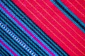 Handwoven textile from SalcajÃÂ¡ Guatemala Royalty Free Stock Photo