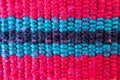 Handwoven textile from SalcajÃÂ¡ Guatemala Royalty Free Stock Photo