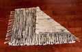 Handwoven wool rug Royalty Free Stock Photo
