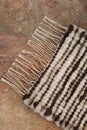 Handwoven wool rug Royalty Free Stock Photo
