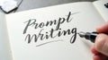 Handwriting With Fountain Pen on White Paper Surface